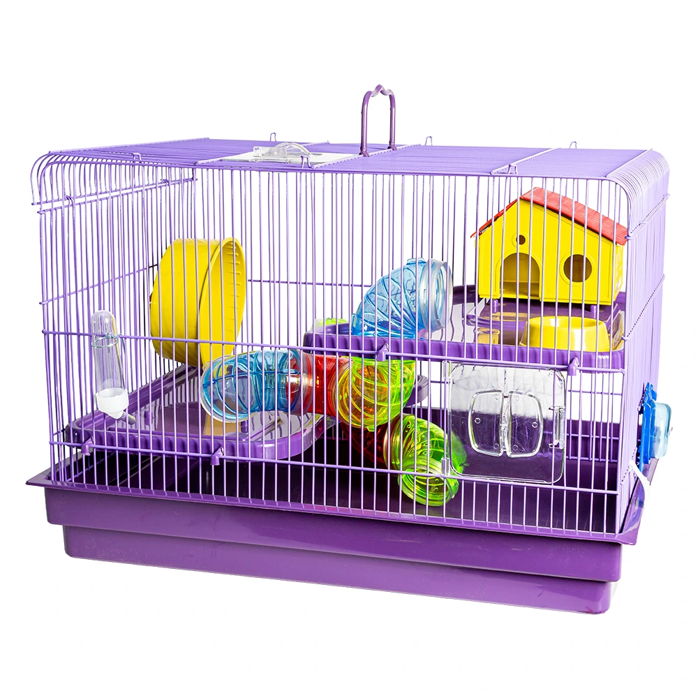 gaiola para hamster big space jel plast lilas 03
